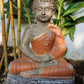 Meditative Buddha Garden Statue in Resin Indoor or Outdoor FOR HOME GARDEN BALCONY patio DECOR