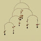 Bird with bell extended windchime  For Balcony Decor
