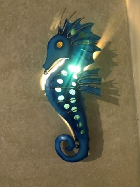 The majestic Sea Horse wall light