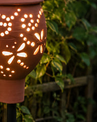 Dragonfly Terracotta Garden Torch
