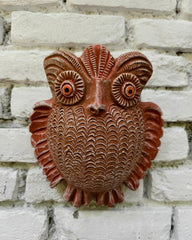 Owl Terracotta Wall Planter