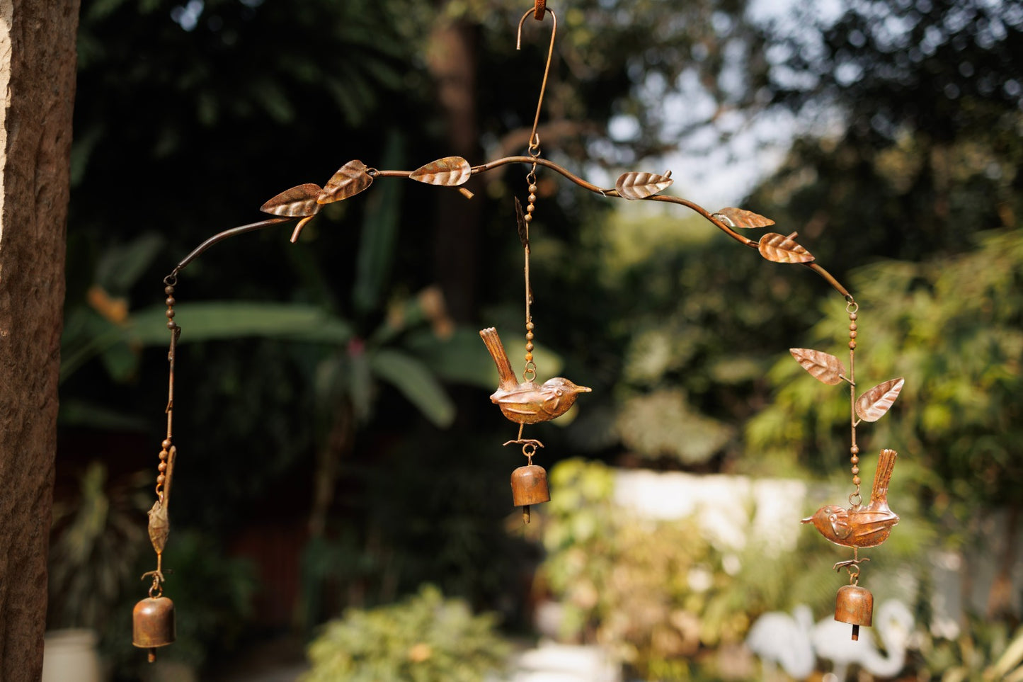 BIRD WITH BELLS MOBILE WINDCHIMES FOR GARDEN DECOR