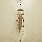 Dragon Fly Golden Color Wind Chime with 4 Aluminum Tubes and 6 dragon fly, Home Garden Patio Decor