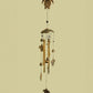 Turtle Wind Chime in Golden Color with 4 Aluminum Tubes and 6 turtles, Home Garden Patio Decor