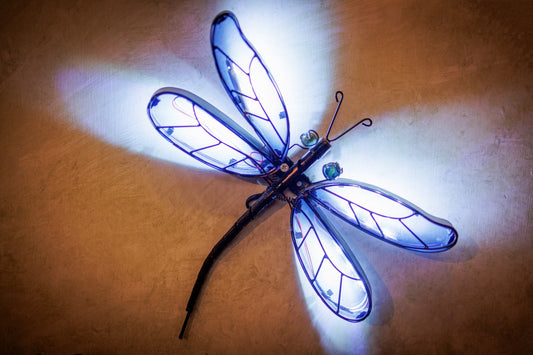 Oceanic Glow Dragonfly Wall Light
