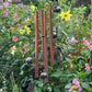 Turtle Wind Chime in Copper Color with 4 Aluminum Tubes and 6 turtles, Home Garden Patio Decor