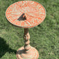 Brass dragonfly sundial