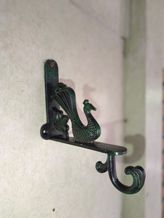 PEACOCK BRACKET FOR HOME GARDEN AND BALCONY DECOR