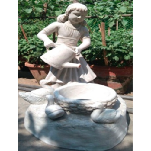 Garden Angel Figurine with Watering Can WATER FEATURE in Resin Indoor or Outdoor FOR HOME GARDEN BALCONY patio DECOR