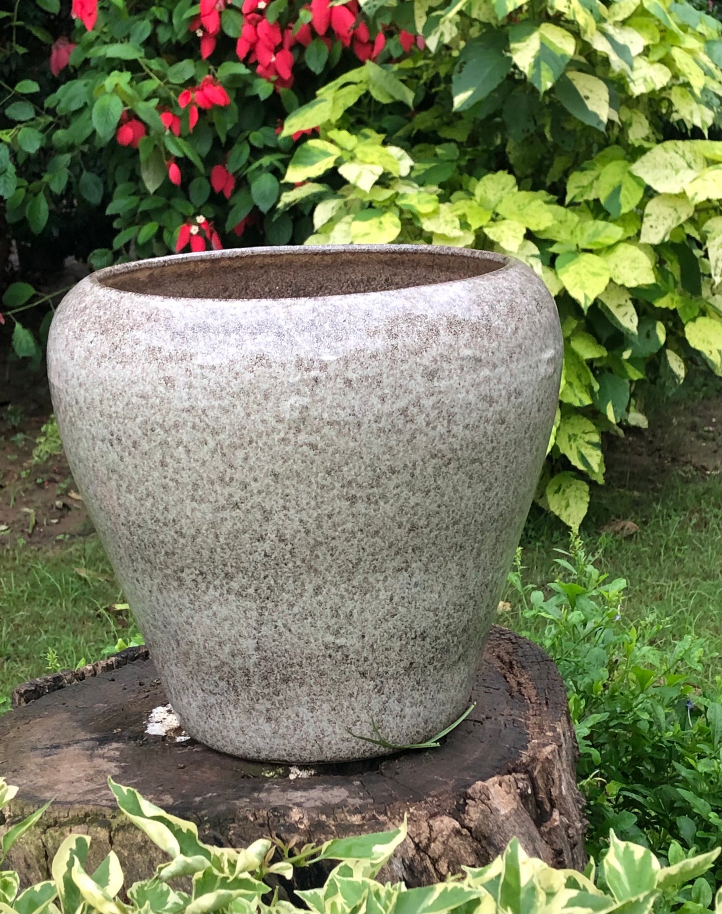 CERAMIC GLAZED PLANTER FOR HOME GARDEN BALCONY DECOR