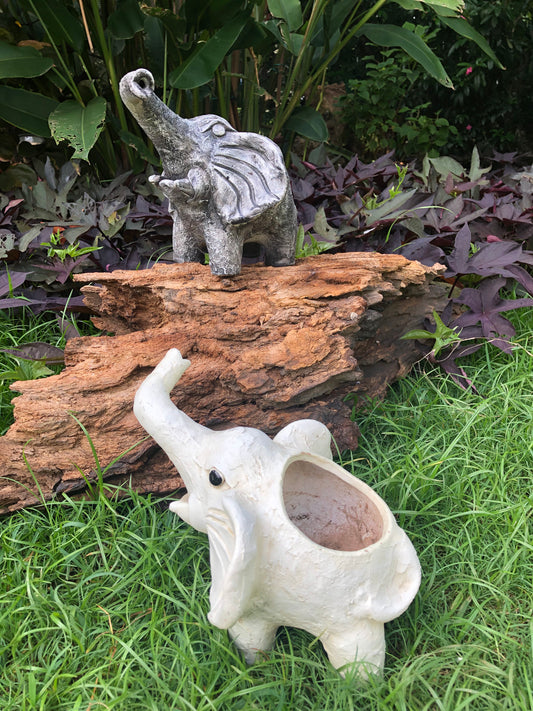 Terracotta Elephant Animal Pot