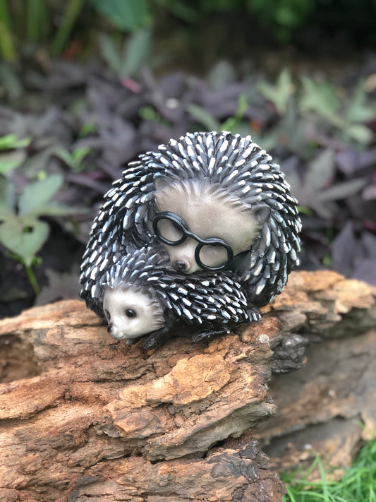 Cute Resin Durable Porcupine with Baby Planter pot  Home Garden Balcony