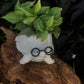 Turtle animal planter pot in fibre for home garden and balcony decor