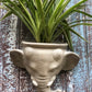 Elephant wall planter pot home garden and balcony decor