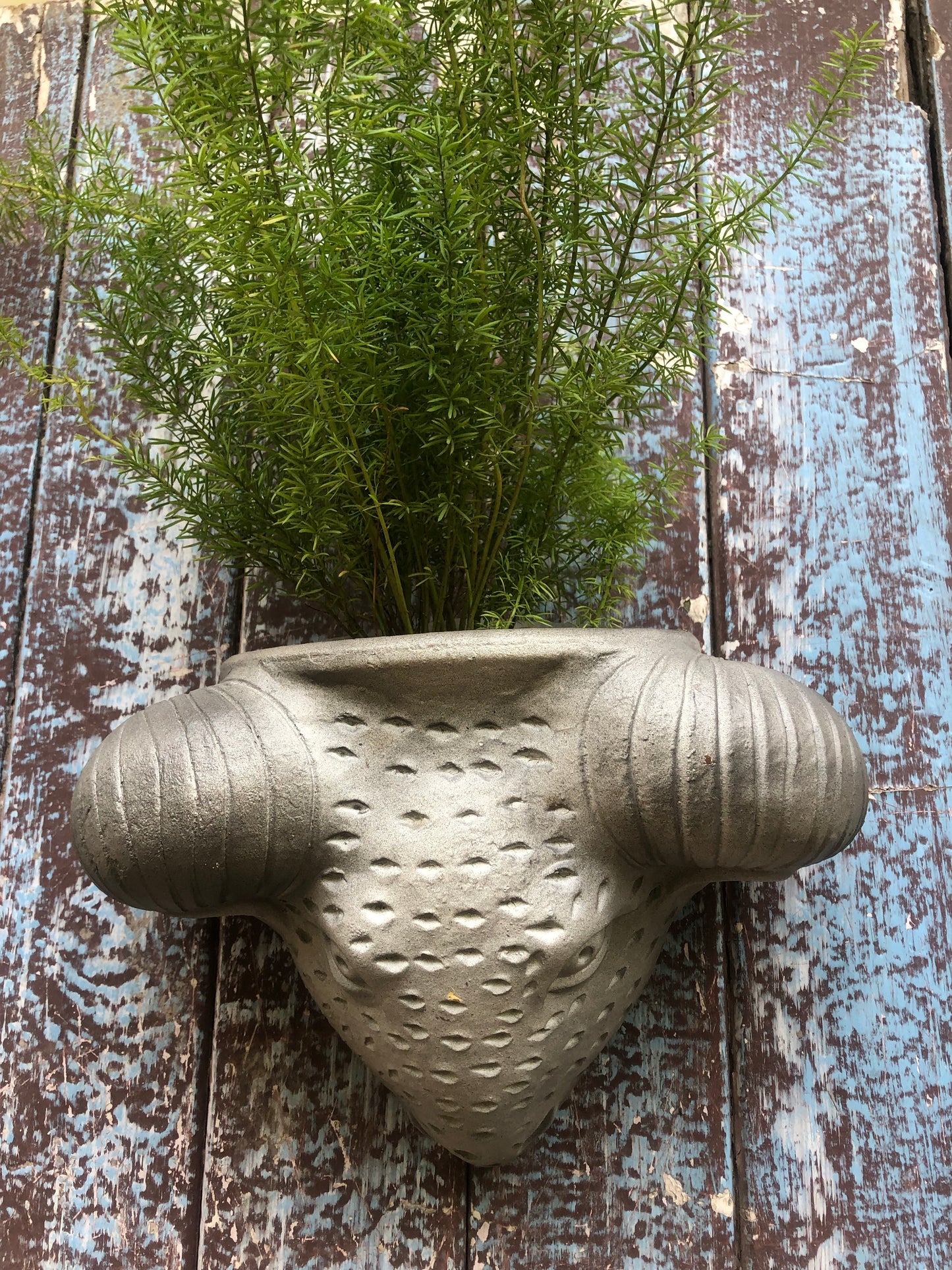 TERRACOTTA WALL RAM PLANTER POT FOR HOME GARDEN BALCONY DECOR