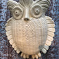 Terracotta owl wall planter pot for home garden balcony decor
