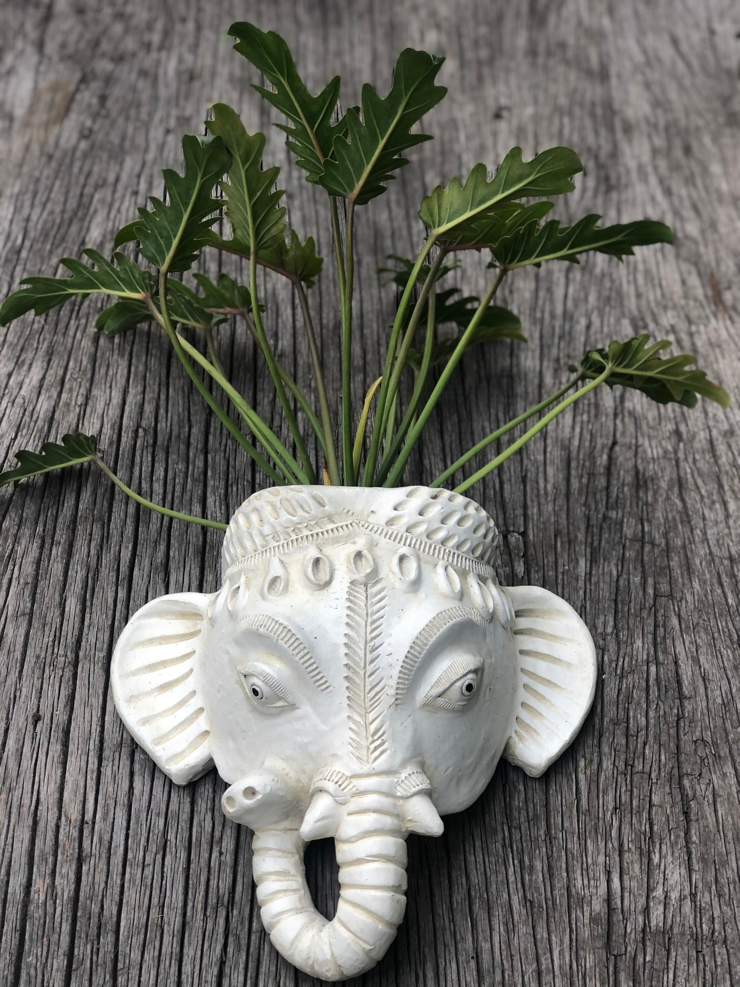 TERRACOTA GANESH WALL PLANTER FOR HOME GARDEN BALCONY DECOR