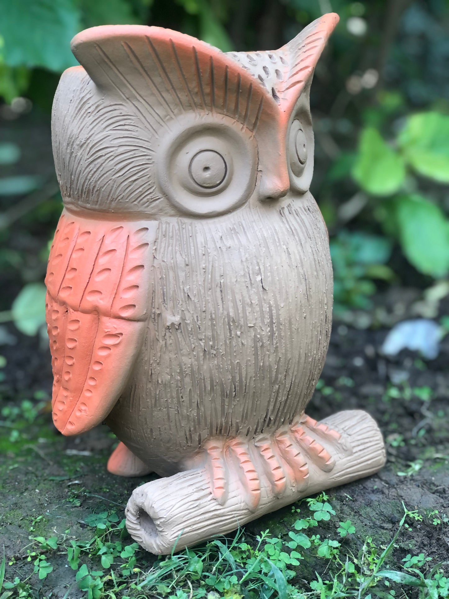 OWL PLANTER POT IN TERRACOTTA FOR HOME GARDEN BALCONY